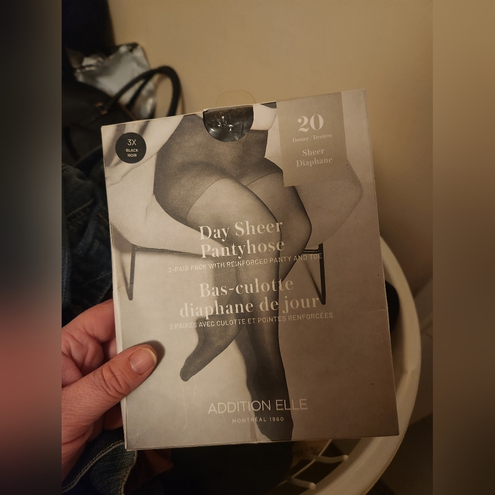 Addition Elle, 3x , 2 pack pantyhose